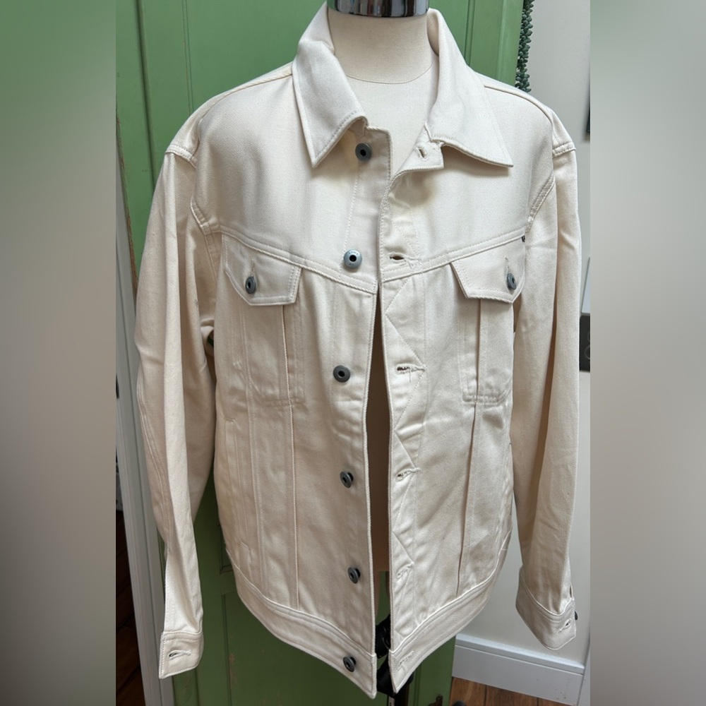G-Star off white OVERSIZED denim jacket. NWT